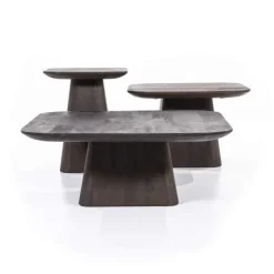 Bijzettafel Aron Vierkant - Bruin - 95765
