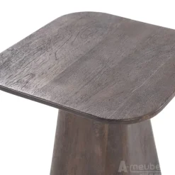 Bijzettafel Aron Vierkant - Bruin - 95763