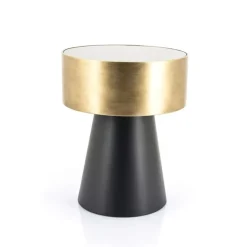 Bijzettafel Bunga 40cm - Goud/Zwart - 210038