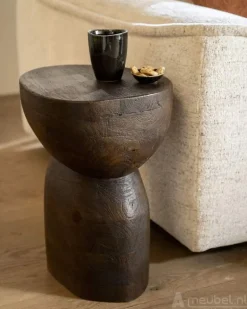 Bijzettafel Cobble - Bruin - 230284