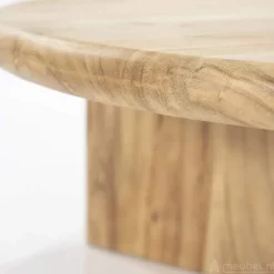 Bijzettafel Leoti Groot - Naturel - 240111