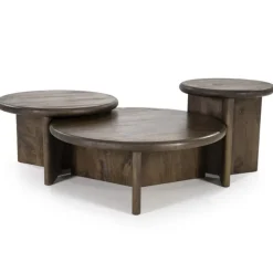 Bijzettafel Leoti Groot - Bruin - 240112