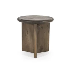 Bijzettafel Leoti Klein - Bruin - 240108