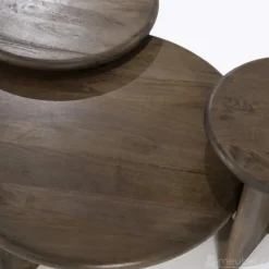 Bijzettafel Leoti Klein - Bruin - 240108