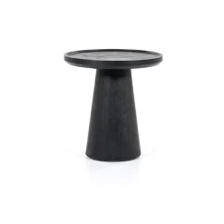 Bijzettafel Ron 46x49 - Zwart - 95651