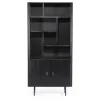 Boekenkast Remi - Zwart- 95733