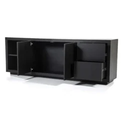 Dressoir Helsinki - 200cm - Zwart - 95722