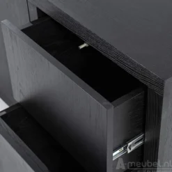 Dressoir Helsinki - 200cm - Zwart - 95722