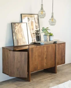 Dressoir Julian 4-deurs - Bruin - 95909