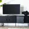 Dressoir Remi 4-deurs - Zwart- 95663