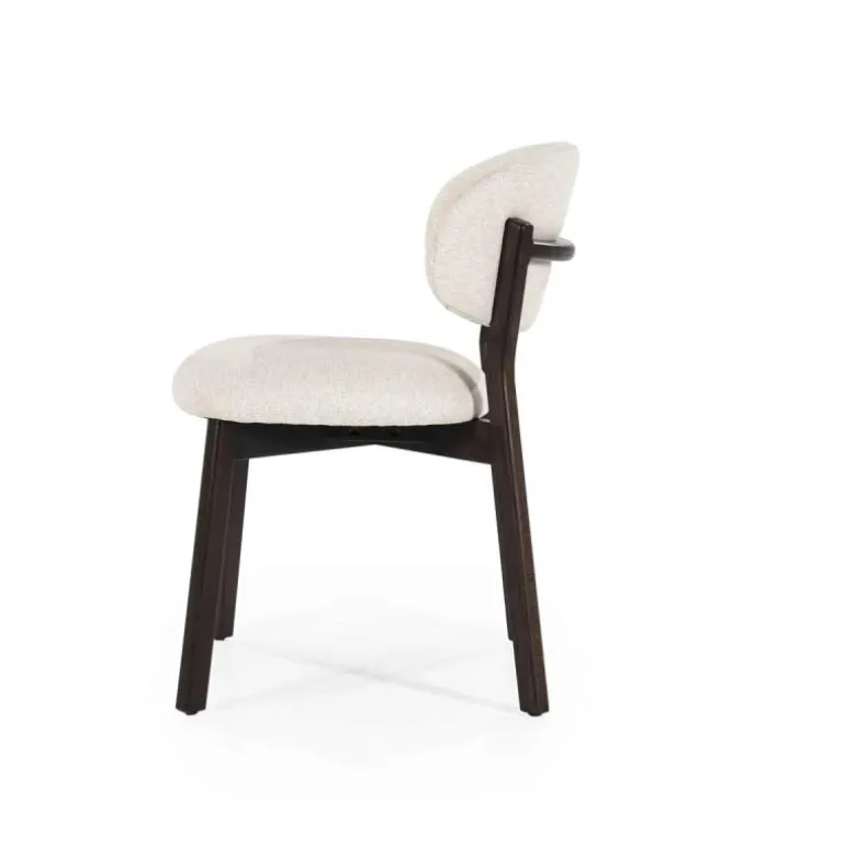 Eetkamerstoel Mikky Bruin - Beige Moon - 96254