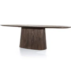 Eettafel Aron ovaal 250x110 - Bruin - 95670