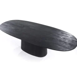 Eettafel Aron ovaal 250x110 - Zwart- 95671