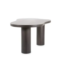 Eettafel Bobbie - 215cm - Zwart/Bruin - 96249