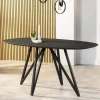 Eettafel Mira Zwart Klein