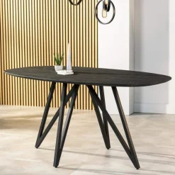 Eettafel Mira Zwart Klein