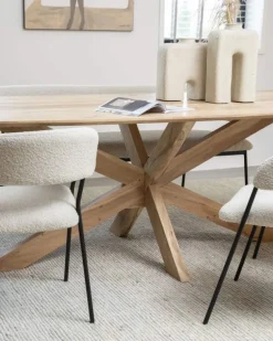 Eettafel Nikki - 280cm - Naturel - 96141
