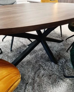 Eettafel Ovaal Vaiana 180cm Uitschuifbaar