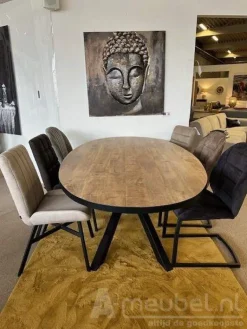 Eettafel Scarlet Ovaal 220cm