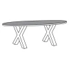 Eettafel TOV-X Alphen Oud Teakhout