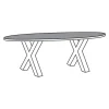 Eettafel TOV-X Tegelen