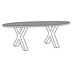 Eettafel TOV-XM Alphen Oud Teakhout