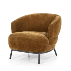 Fauteuil David -Mosterd Safari - 95898