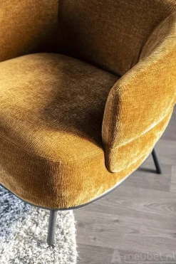 Fauteuil David -Mosterd Safari - 95898