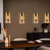 Hanglamp 4 lichts Goud