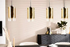 Hanglamp 4 lichts Goud
