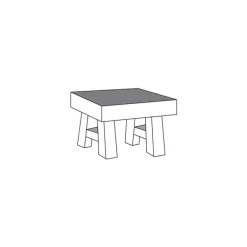 Hoektafel HT1-K Alphen Oud Teakhout