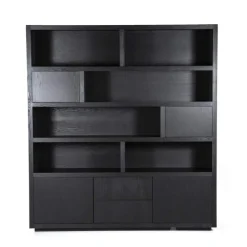 Kabinet Helsinki - 200cm - Zwart - 95726