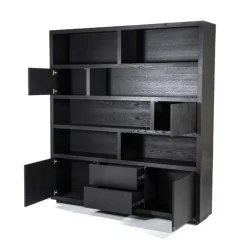 Kabinet Helsinki - 200cm - Zwart - 95726