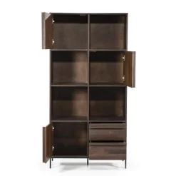 Kabinet Jimmy 3-deurs 2-laden - Bruin - 95868