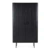 Kabinet Remi 2-deurs. - Zwart - 95667