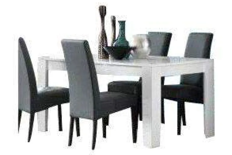 Marknesse Eettafel Wit/Marmer