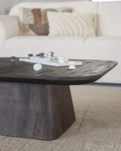 Salontafel Aron Vierkant - Bruin - 95769