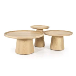 Salontafel Leia 80x32cm - Naturel - 96164