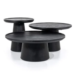 Salontafel Ron 66x39 - Zwart- 95653