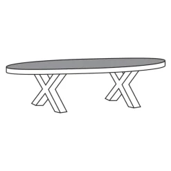Salontafel TOV13-X Lageland