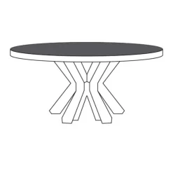 Salontafel TRO9-MML Alphen Oud Teakhout