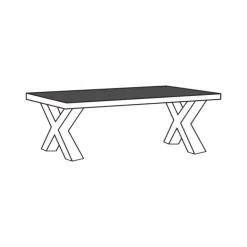 Salontafel T13-X Lageland
