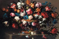 Small basket of flowers