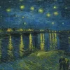 Starry night over the Rhone