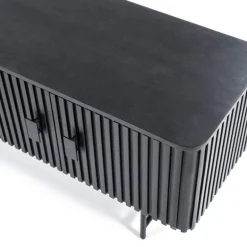 TV meubel Remi 4-deurs - Zwart- 95665