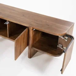 TV-Meubel Julian 4-deurs - Bruin - 95907