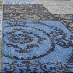 Vloerkleed Dalyan Lichtblauw