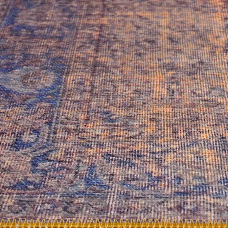 Vloerkleed Novum Roest-Blauw